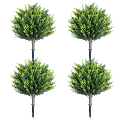 Artificial Topiary Tree with Ground Spike