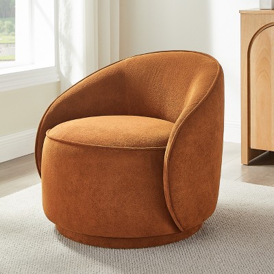 VANOMi Upholstered Sloped-Arm Swivel Chair