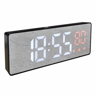 REGALWOVEN Digital Temperature Dimmable Triple Corded Electric Alarm Clock