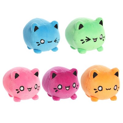 Aurora Mini Meowchi Surprise Plush Tasty Peach Enchanting Stuffed Animal Multicolor 3.5"