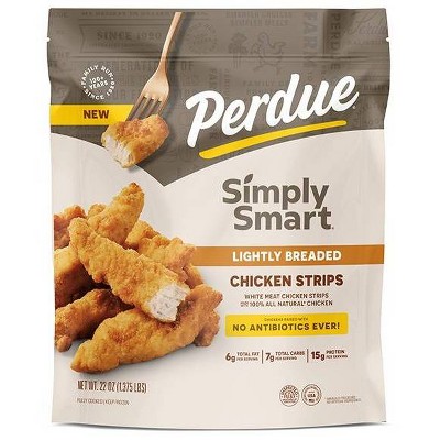 Perdue Simply Smart Lightly Breaded Frozen Chicken Strips - 22oz