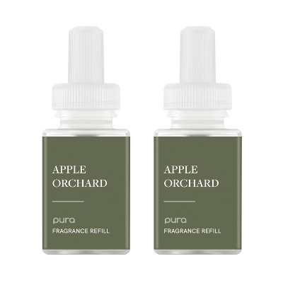 Pura Apple Orchards 2pk Smart Vial Fragrance Refills: Ethically Sourced, Cinnamon & Toasted Vanilla Scents