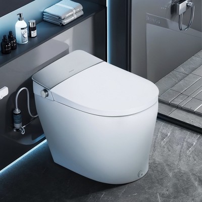 Captiva Designs Smart Bidet Toilet with Heated Seat & Remote Control & ADA Compliant Chair Height
