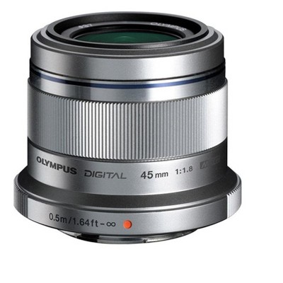OM SYSTEM M.Zuiko Digital ED 45mm F1.8 Lens- Silver