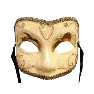 Bauer Pacific Imports Golden Lady Eye Venetian, Masquerade, Mardi Gras Mask