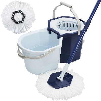 Casabella Clean Water Spin Mop with Extra Refill