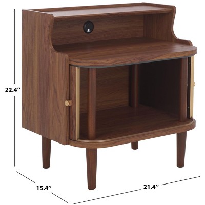 Tameka Nightstand With Hutch - NST9616 - Safavieh