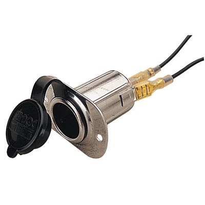 Seadog 12V Chrome Steel Power Socket for Boat Equipment and Parts Model 4260131.