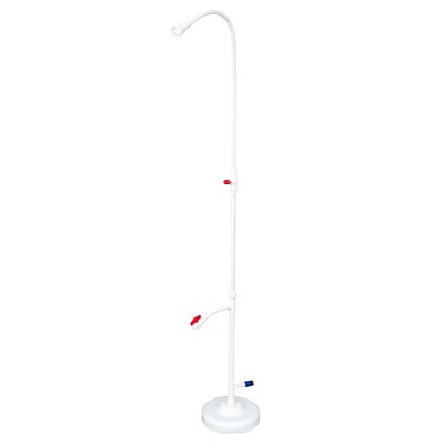 Swim Central Standard Poolside Swimming Pool Shower with Foot Wash Spigot - 86" - White