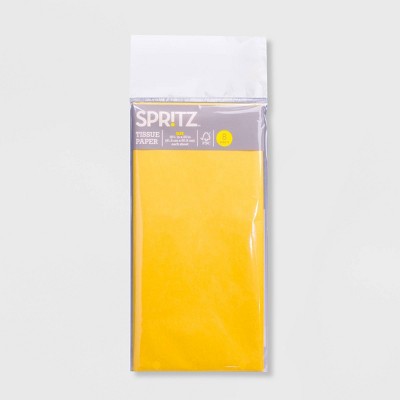 8ct Tissue Paper Yellow - Spritz™: Solid Gift Packaging for All Occasions, Easter, 16.5" x 24"
