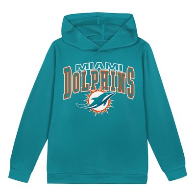 NFL Miami Dolphins Toddler Boys' Poly Fleece Hooded Sweatshirt