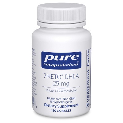 Pure Encapsulations 7-Keto DHEA 25 mg - Unique DHEA Metabolite Supplement to Support Thermogenesis* - 120 Capsules