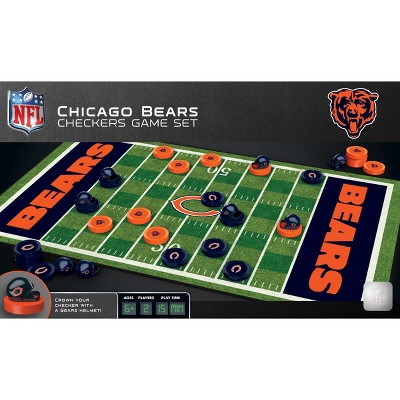 MasterPieces Officially licensed NFL Chicago Bears Checkers Board Game for Families and Kids ages 6 and Up
