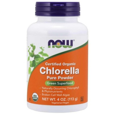 Chlorella Pure Powder by Now Foods  -  4 oz Powder