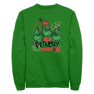 Men's Dr. Seuss Old Grinchy Claus Sweatshirt