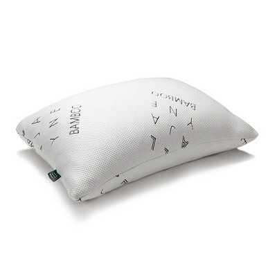 Ella Jayne Bamboo Shredded  Memory Foam Pillow, Adjustable Density, with Extra Fill and Carry Pouch - Standard/Queen