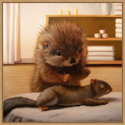 Amanti Art The Acupunturist by Lucia Heffernan Framed Canvas Wall Art