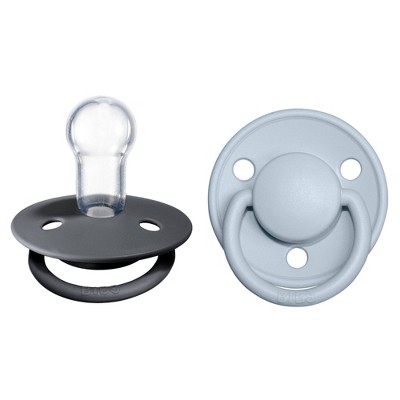 Bibs De Lux Silicone Pacifier - 0-3 Years - 2pk