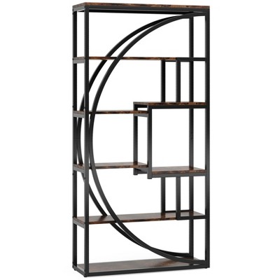 Tribesigns 5-Tier Bookshelf, 70.8" Tall Book Shelf Display Rack with 8 Open Storage Shelves