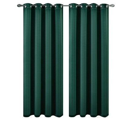 Luxe Weavers Pair of Window Panels, 100% Blackout Bedroom Curtains