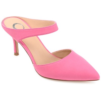 Journee Collection Women's Maevali Mules Mid Stiletto Pointed Toe Pumps