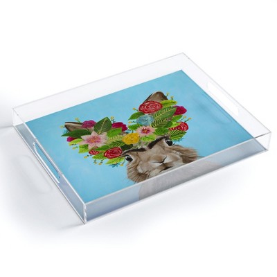 Coco de Paris Frida Kahlo Rabbit Acrylic Tray - Deny Designs