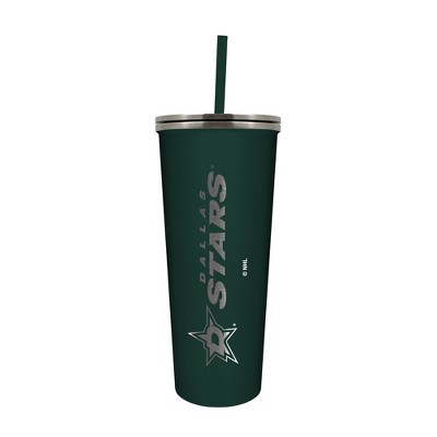 NHL Dallas Stars 24oz Skinny Tumbler with Straw