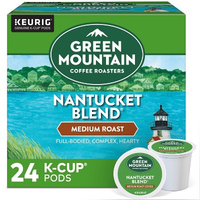 Green Mountain Coffee Nantucket Blend Keurig K-Cup Coffee Pods - Medium Roast - 24ct