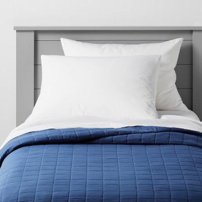 Box Stitch Microfiber Kids' Quilt - Pillowfort™