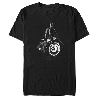 Men's The Batman Batcycle in the Shadows T-Shirt