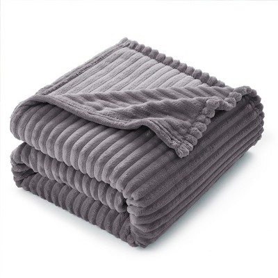 Nestl Cut Plush Fleece Blanket, Lightweight Soft Cozy Blanket, Fuzzy Blankets and Throws for Sofa or Bed