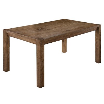 Best Master Furniture,Furniture Janet 60" Transitional Wood Dining Table in Driftwood