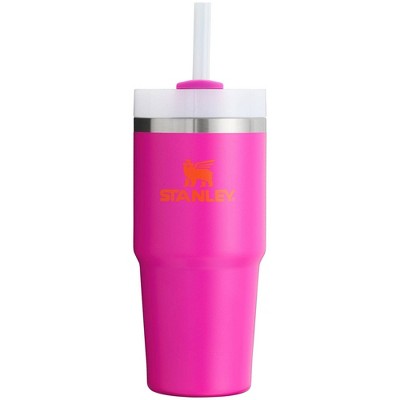 Stanley 14 oz Stainless Steel H2.0 Flowstate Quencher Tumbler Vivid Violet: Dishwasher-Safe Drinkware for Kids
