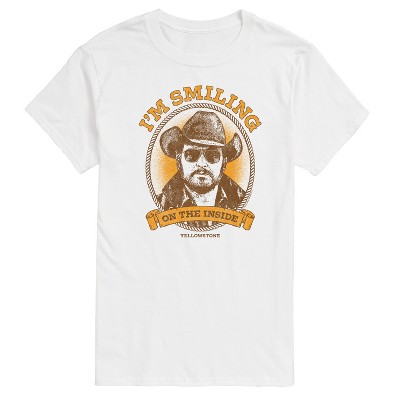 Men's - Yellowstone - RIP Smiling On The Inside Short Sleeve Graphic T-Shirt
