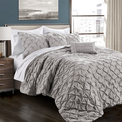 Lush Décor Ravello Pintuck Comforter 5 Pc Bedding Set