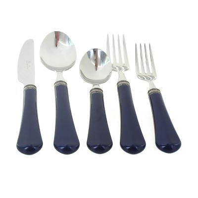 Blue Rose Polish Pottery Guilietta 5 PC Flatware Set