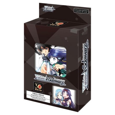 Bushiroad Dengeki Bunko Black Side Trial Deck for Weiss Schwarz