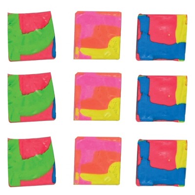 Tri-Color Kneaded Erasers (12 Pack) - Clean Mistakes with Fun Colors