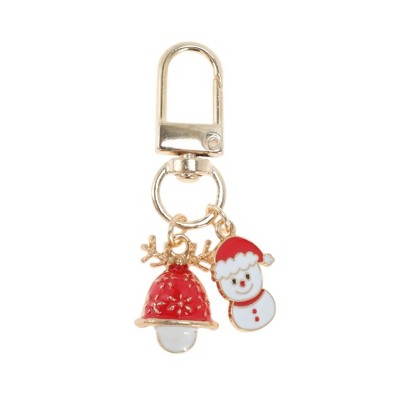 Unique Bargains Christmas Keychain Lobster Clasp Zinc Alloy 2.17" 1 Pc