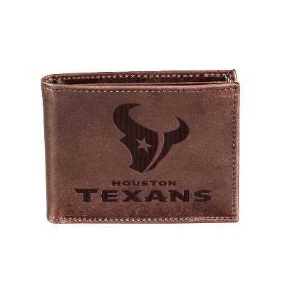 Evergreen Houston Texans Bi-Fold Wallet, Brown