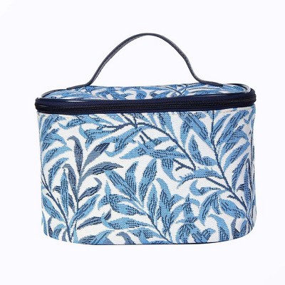 Signare USA William Morris Willow Bough Blue Toiletry Vanity Bag
