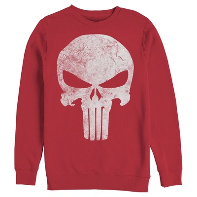 Men's Marvel Punisher Retro Skull Symbol Sweatshirt