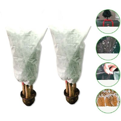 2 PCS Plant Freeze-Proof Cover – Autumn & Winter Cold-Proof Non-Woven Tree Antifreeze Bag (1.2x1.8m)