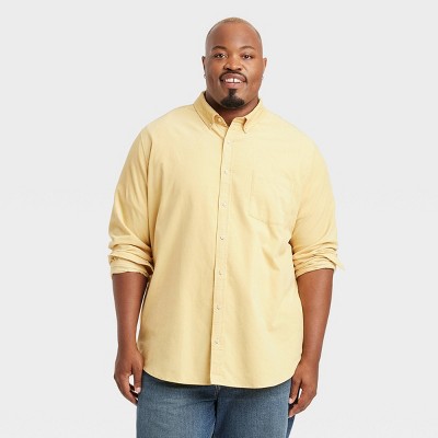Men's Long Sleeve Mid-Weight Corduroy Button-Down Shirt - Goodfellow & Co™