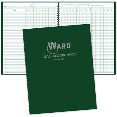 Ward Ward 38 Name Class Record Book (6-7 Week Periods)