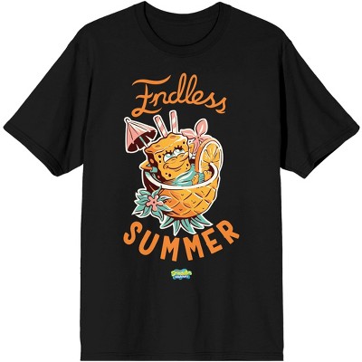The SpongeBob SquarePants Pineapple Pool Drink Endless Summer Mens Tee