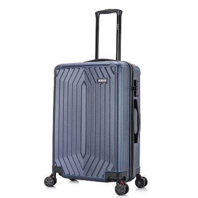 DUKAP STRATOS Lightweight Hardside Medium Checked Spinner Suitcase