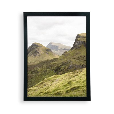 12" x 16" Isle of Skye in Scotland Henrike Schenk Travel Photography Frame Wall Art - Deny Designs: Nature Decor, Screen Print