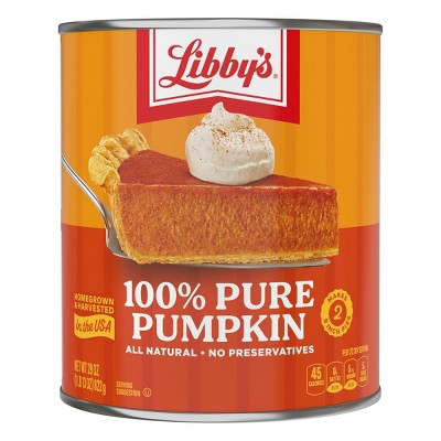 Libby's 100% Pure Pumpkin Puree for Pies - 29oz