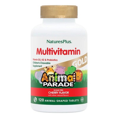 Source of Life Animal Parade Gold Children's-Cherry Flavor by Nature's Plus  -  120 Chewable